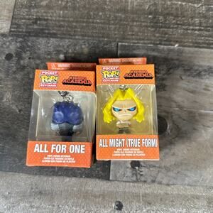 Pocket POP Keychain My Hero Academia 'All For One'‎ Funko and All Might